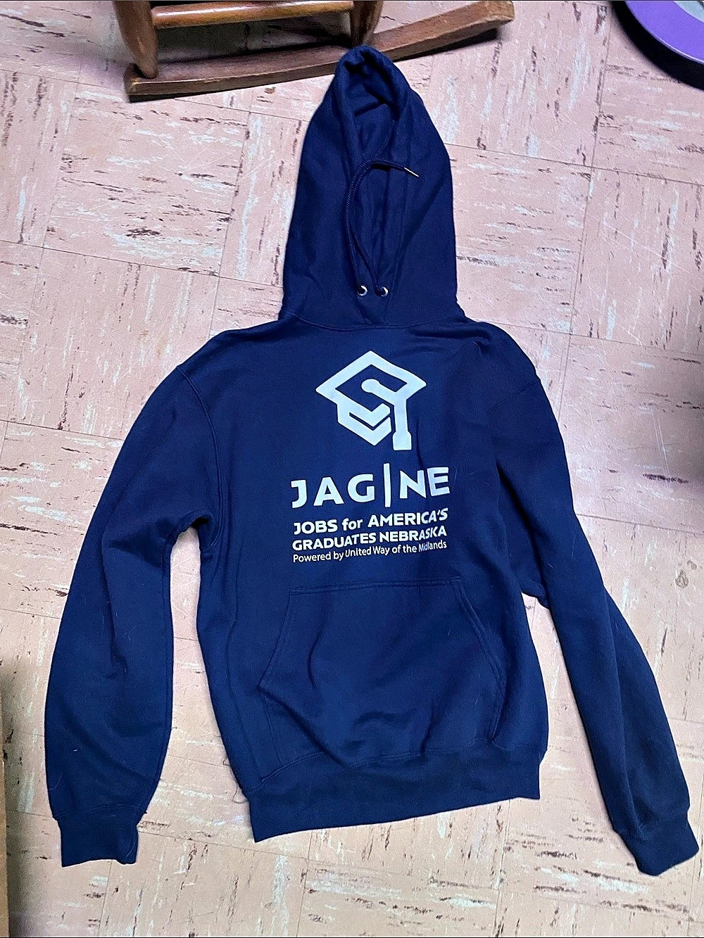 Blue Graphic Hoodie